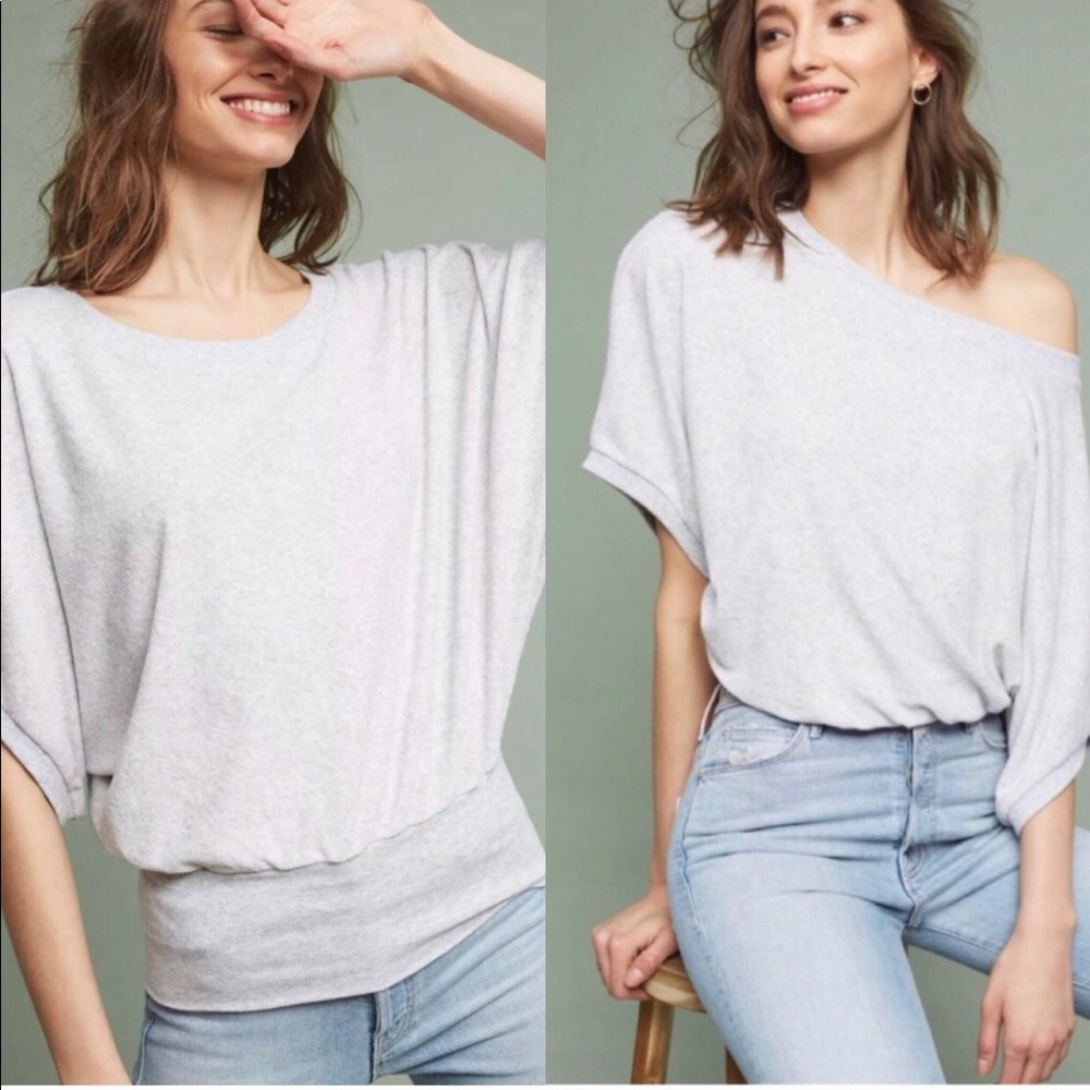 Anthropologie Postmark Beasley Dolman Sleeve Top M